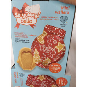 Holiday Waffles, So yummy! bella Mini Waffle Maker Red Kitchen Tool